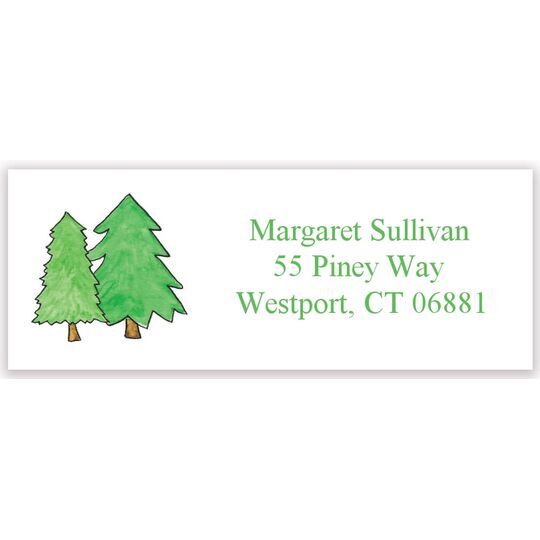 Camp Pine Return Address Labels